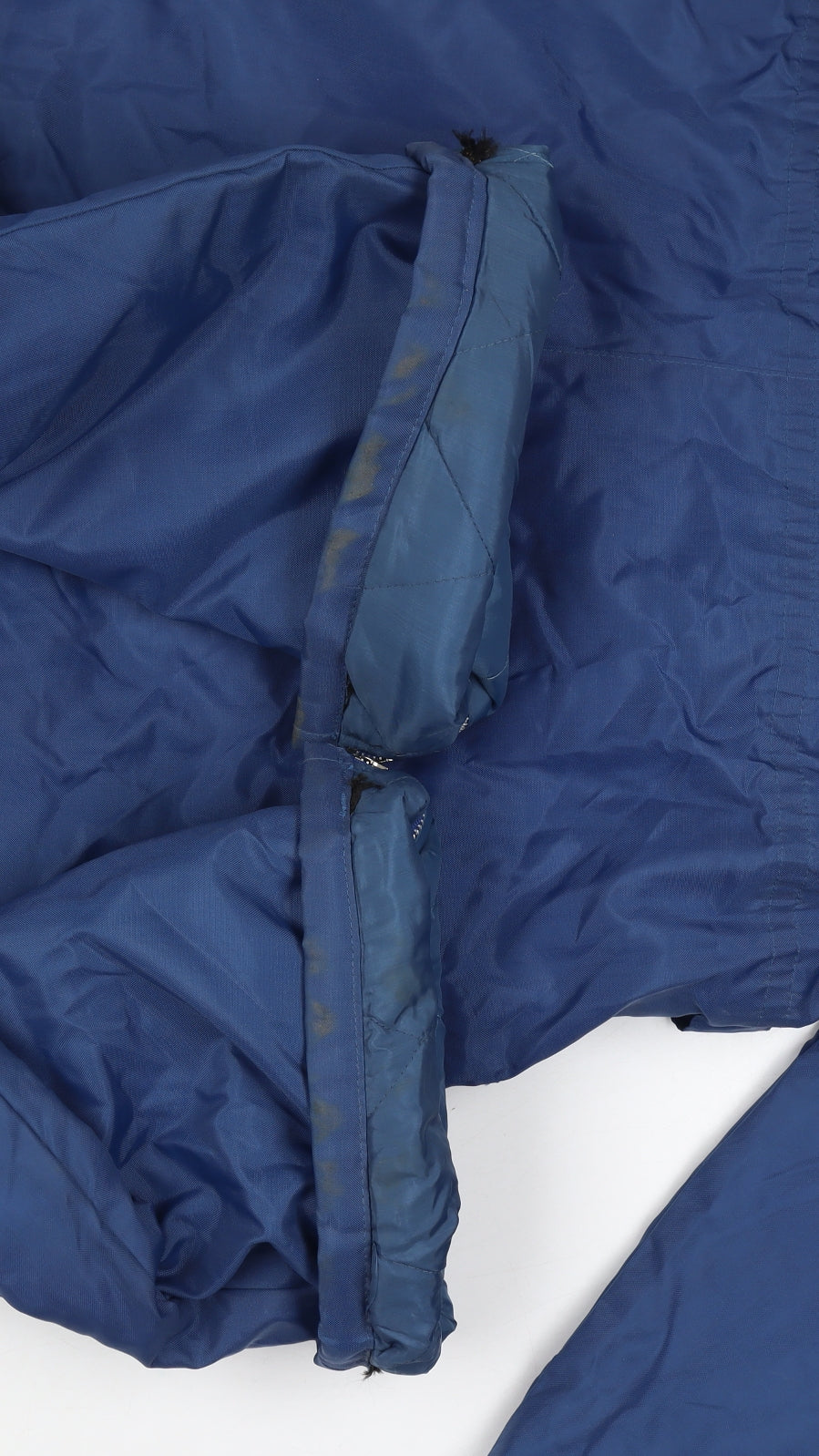 Sears Men's Blue M Insulated Nylon Belted Winter Snow Pants