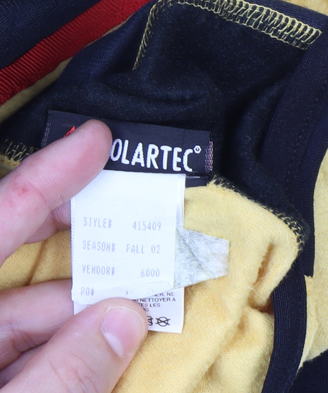 The North Face Women's A/W 2002 Yellow Fleece Jacket Size M Lightweight Outdoor Zip Up