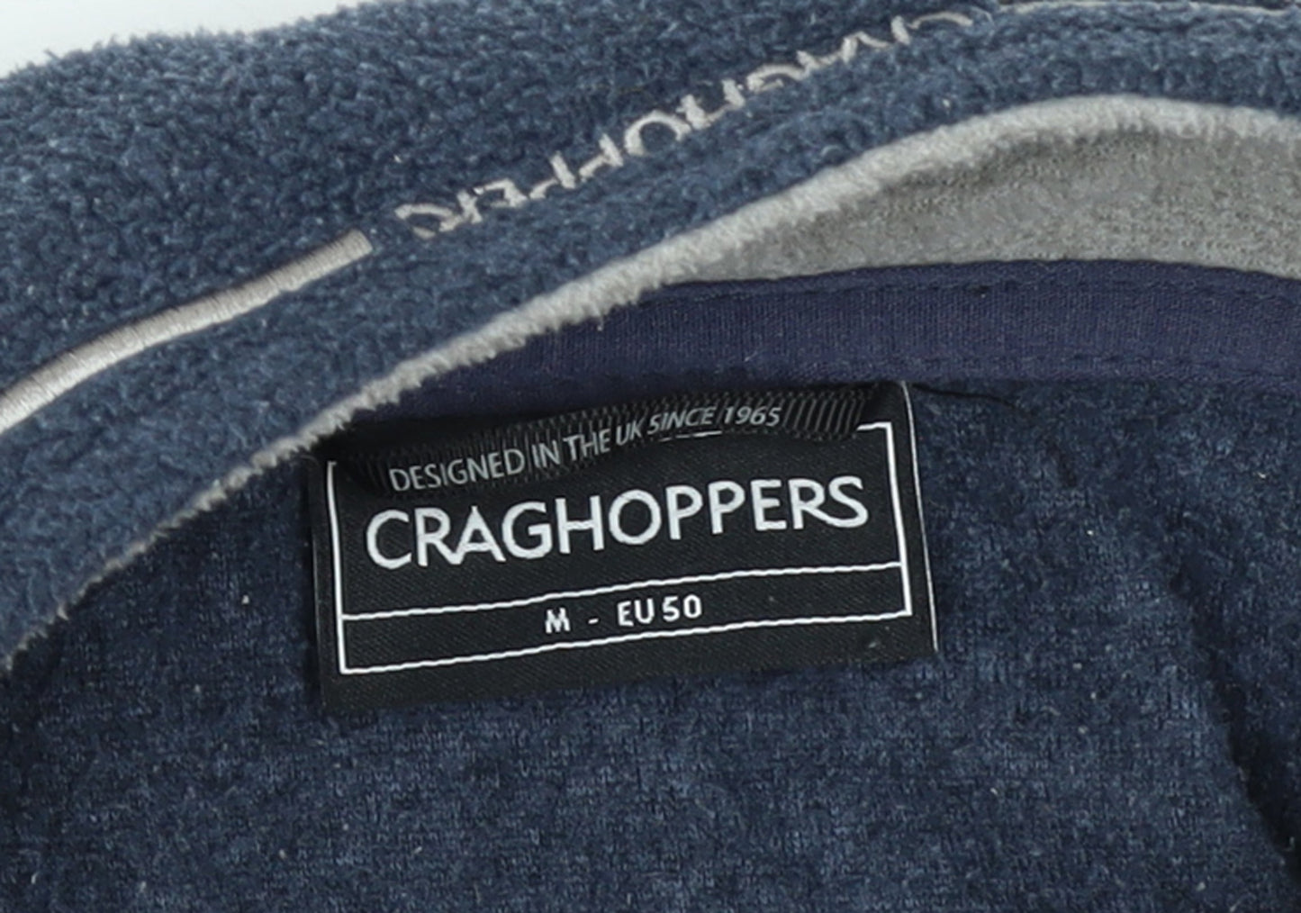 Craghoppers Mens Blue Fleece 1/2 Zip Pullover Sweatshirt M