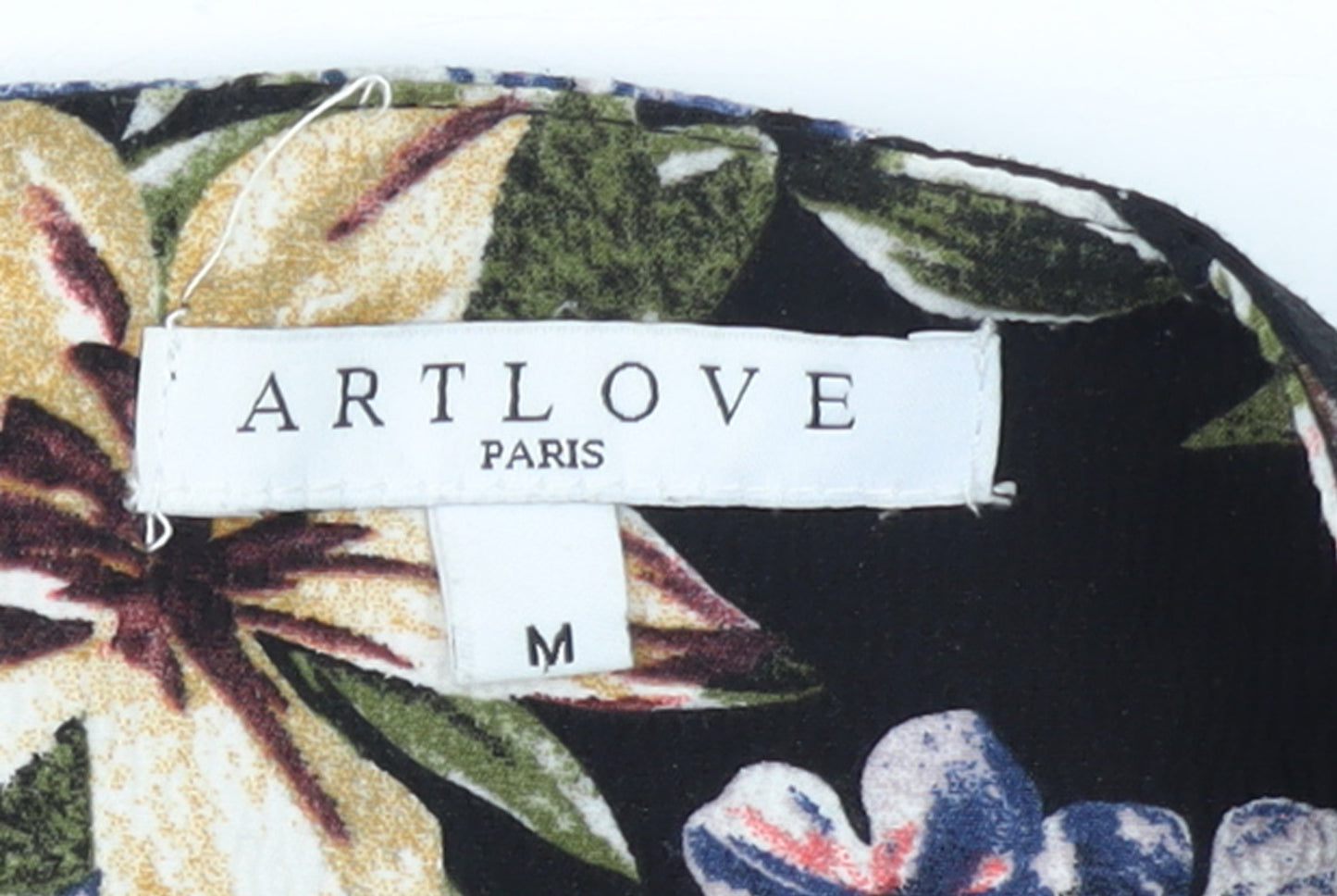 Artlove Paris Women's Multicoloured Floral A-Line Midi Skirt M