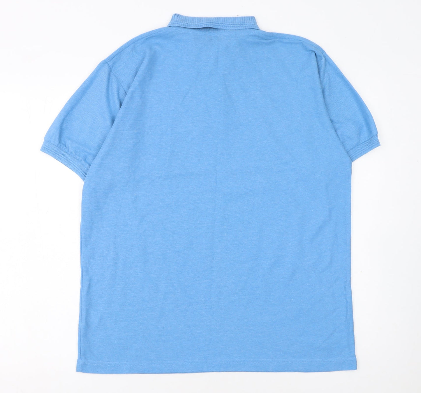Modern Casuals Men's Blue Short Sleeve Polo Shirt Size M