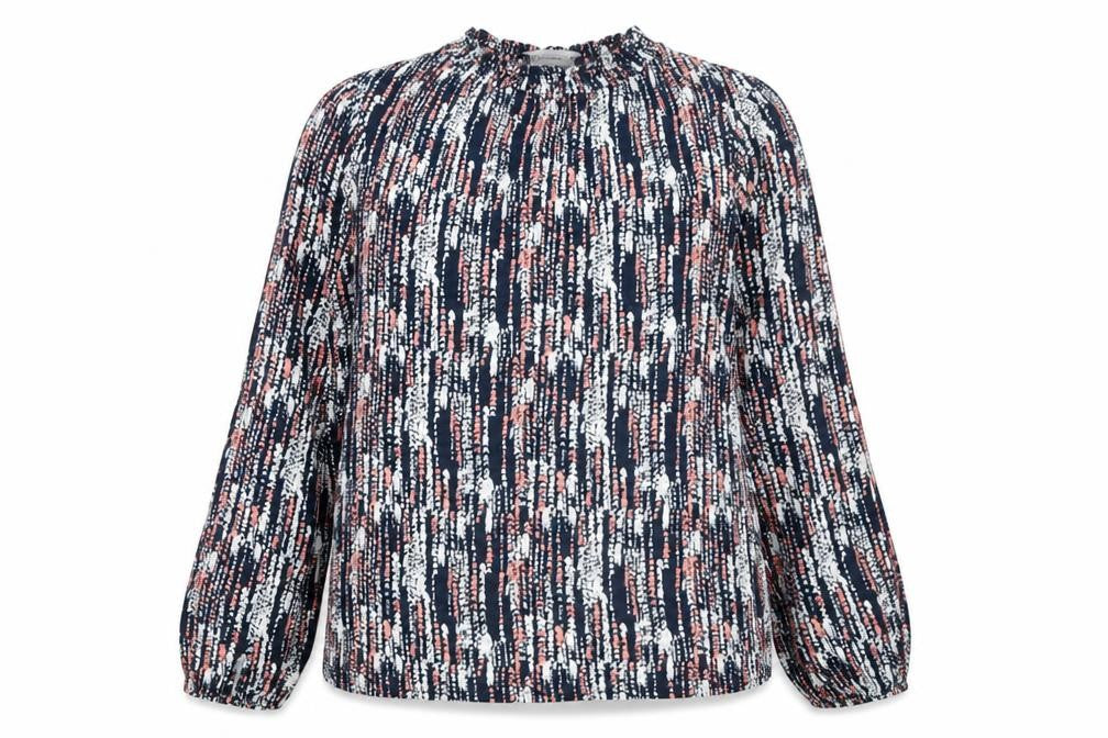 Marks & Spencer Womens Multicoloured Jersey Blouse Size 14