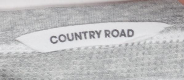 Country Road Boys Grey Striped Long Sleeve Henley T-Shirt Size 8 Years