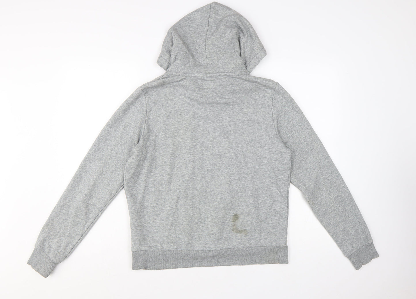 Converse Womens Grey Pullover Hoodie L Cotton Blend Casual
