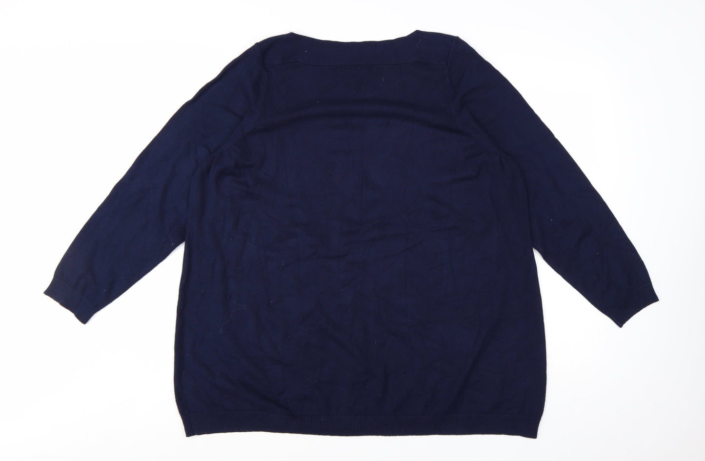 Evans Women’s Blue Plus Size 22/24 Knit Pullover Jumper