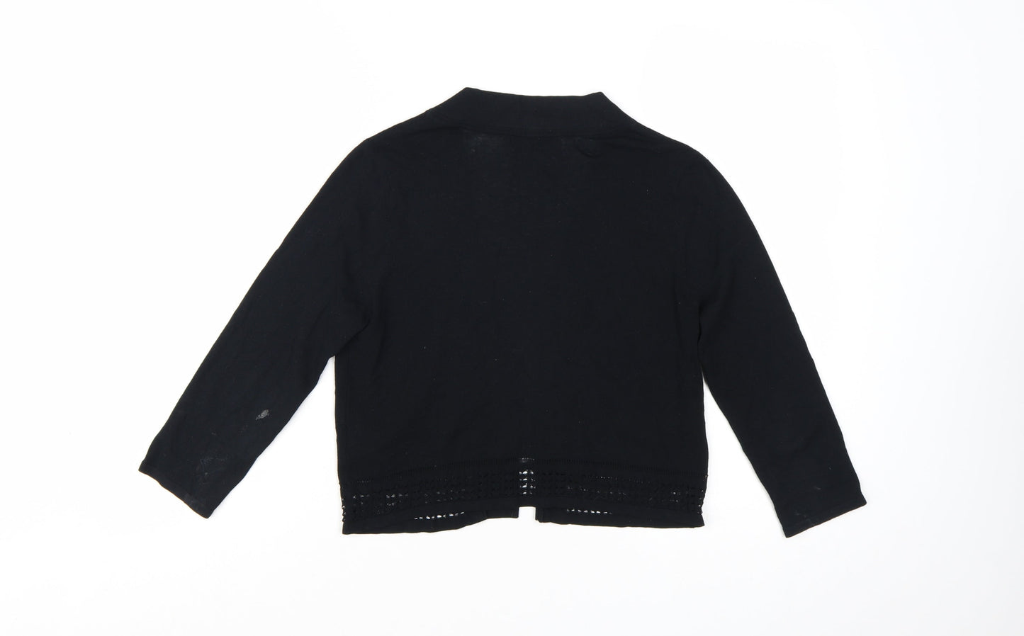 Marks and Spencer Women’s Black 3/4 Sleeve Knit Cardigan Size 8