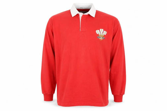 Cotton Traders Mens Red Long Sleeve Rugby Polo Shirt XL