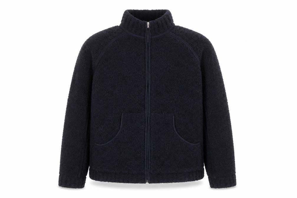 Eliza Scott Men's Black Full Zip Chunky Knit Jumper M