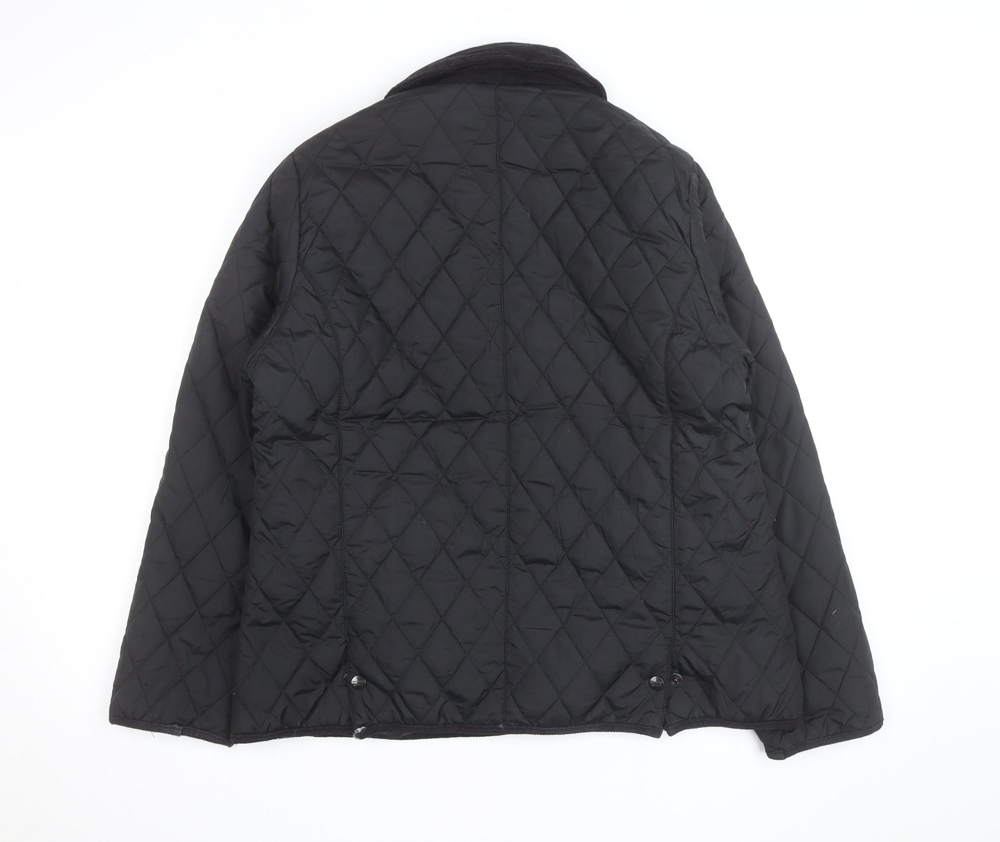 Country Estate Women's Black Quilted Mid-Length Jacket Size 18