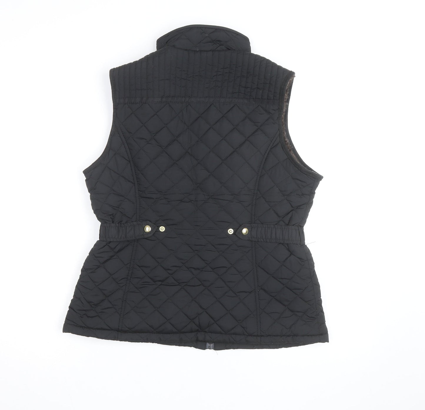 Weatherproof Women's Black Quilted Padded Waistcoat Size S