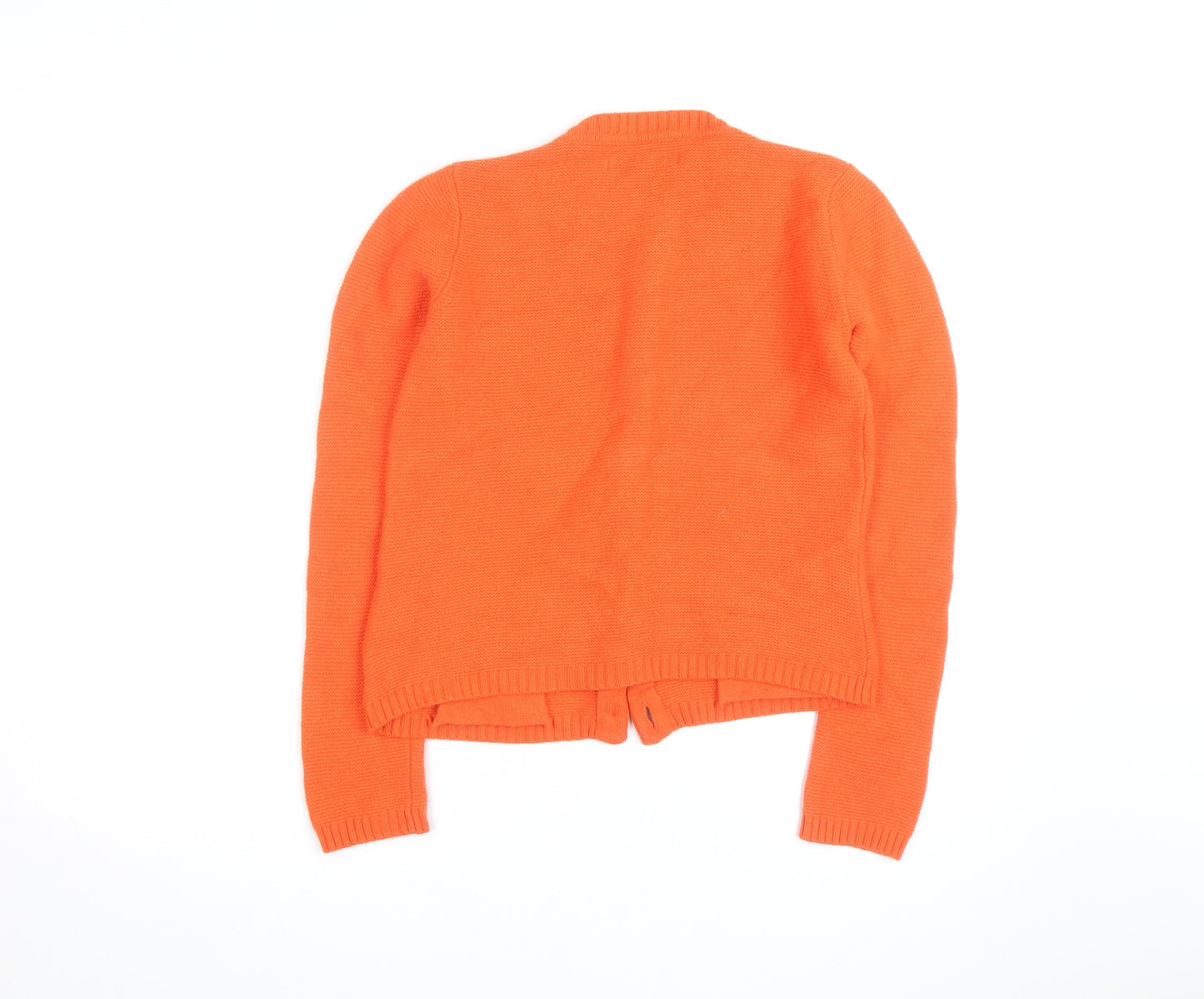 Seasalt Cornwall Women's Orange Merino Wool Cardigan Size 8
