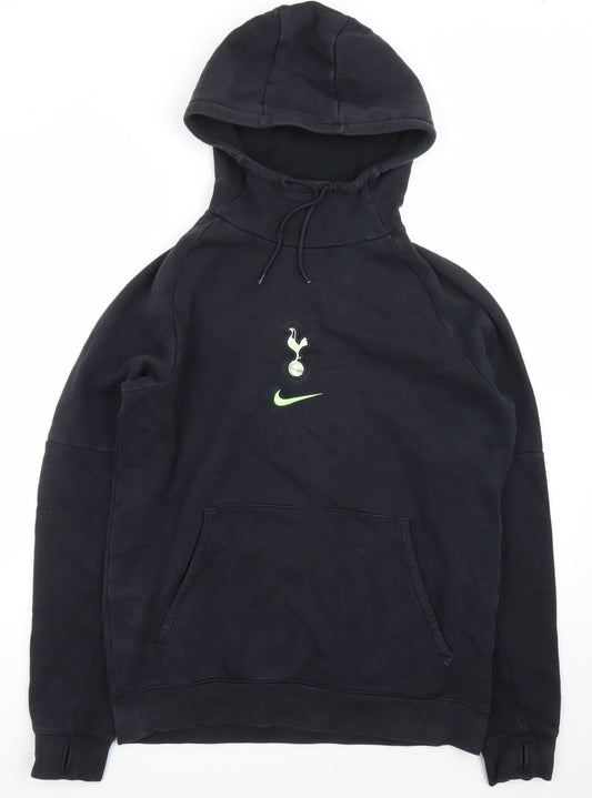 Nike Mens Black Pullover Hoodie Tottenham Hotspur Medium