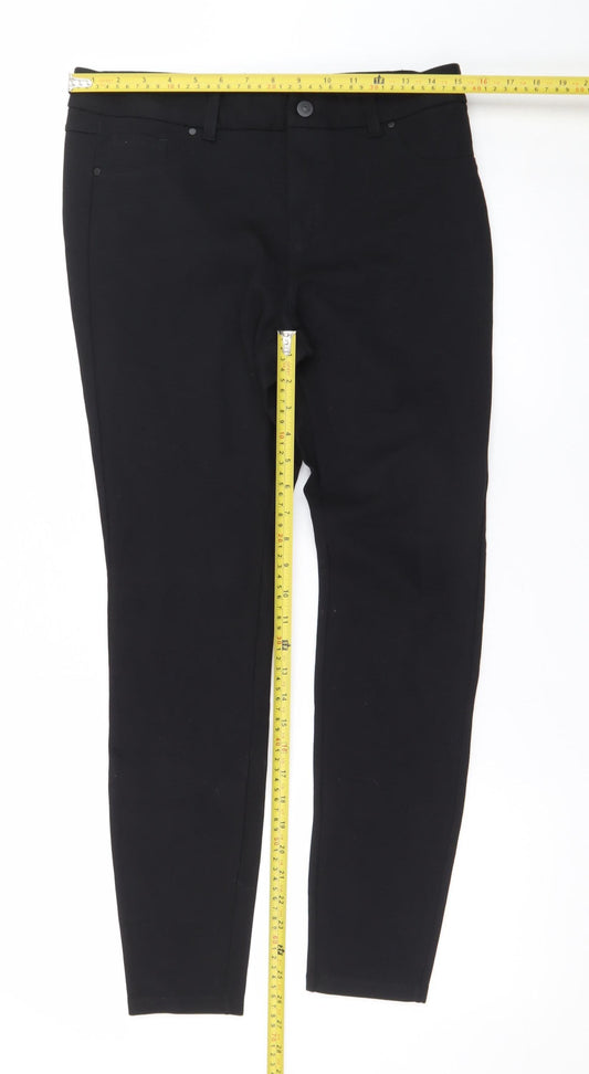 d.jeans Women's Black Size 10 Slim Stretch Jegging Trousers