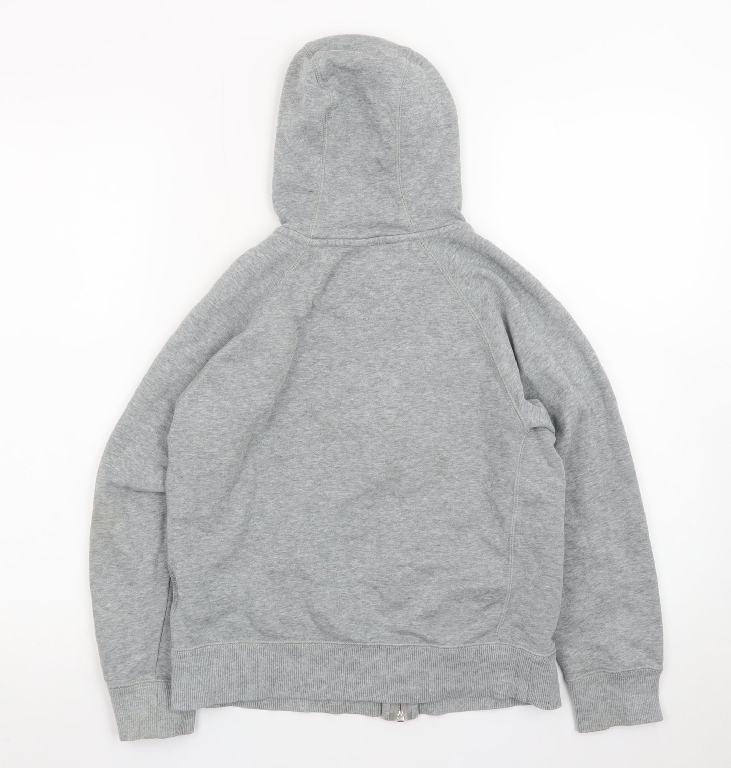 Nike Boys Grey Full Zip Hoodie Size 10-12 Years Fleece Jacket