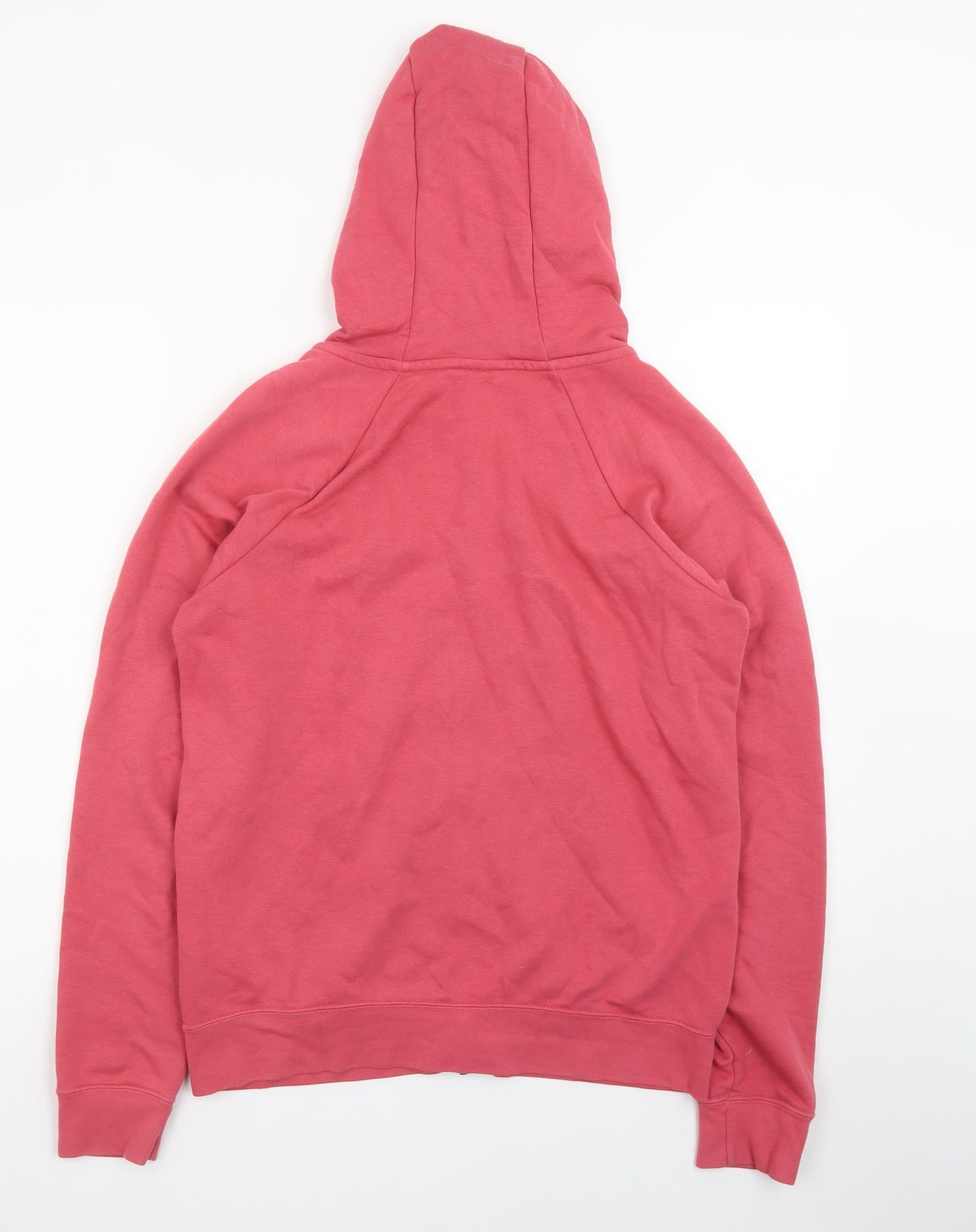 Nike Men's Pink Full Zip Hoodie Size S Cotton Sweatshirt