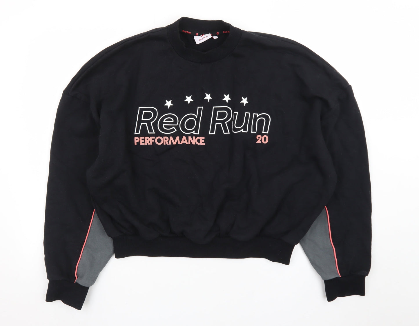 Red Run Women's Black Performance Pullover Sweatshirt Size L