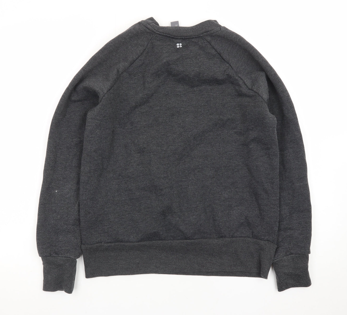 Sweaty Betty Womens Dark Grey XS Pullover Sweatshirt HIIT Happens
