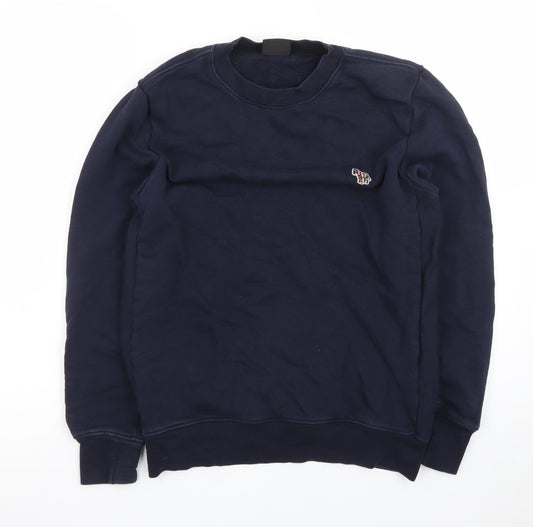 Paul Smith Men’s Blue Small Crew Neck Pullover Sweatshirt