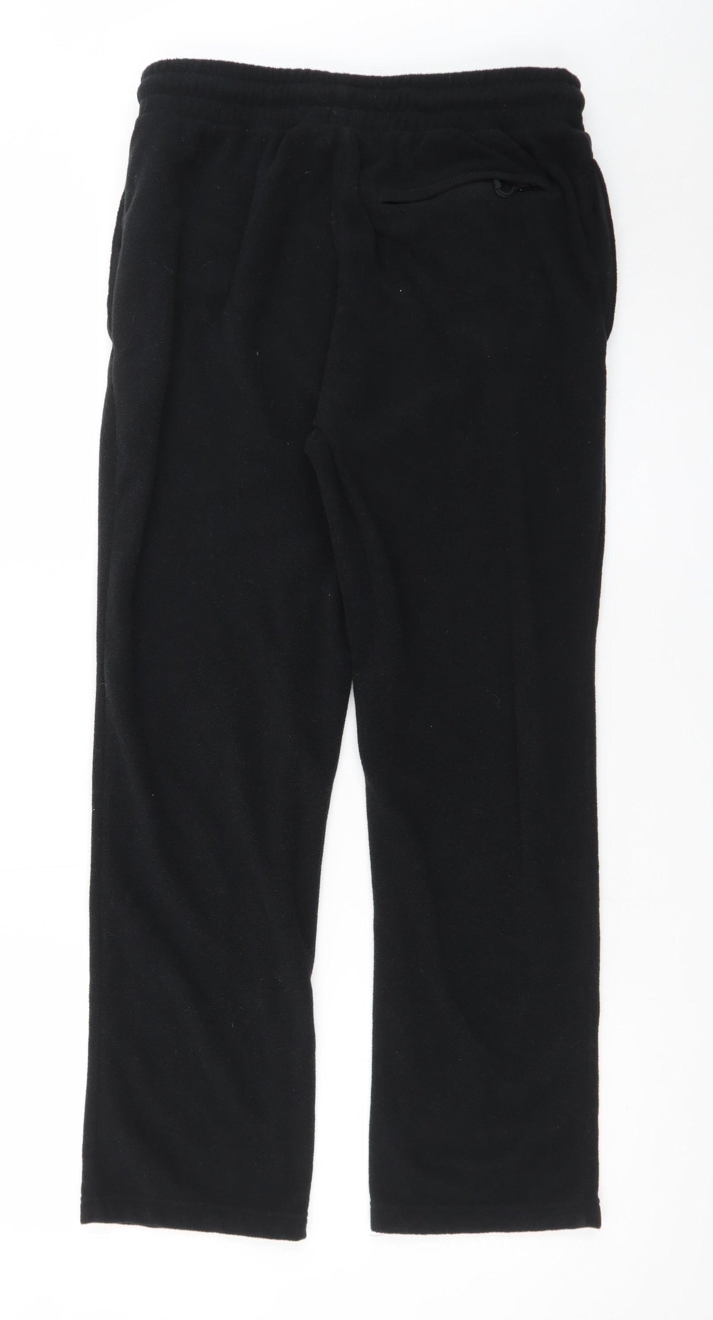 Marks and Spencer Men's Black Fleece Sweatpants Small Regular Fit