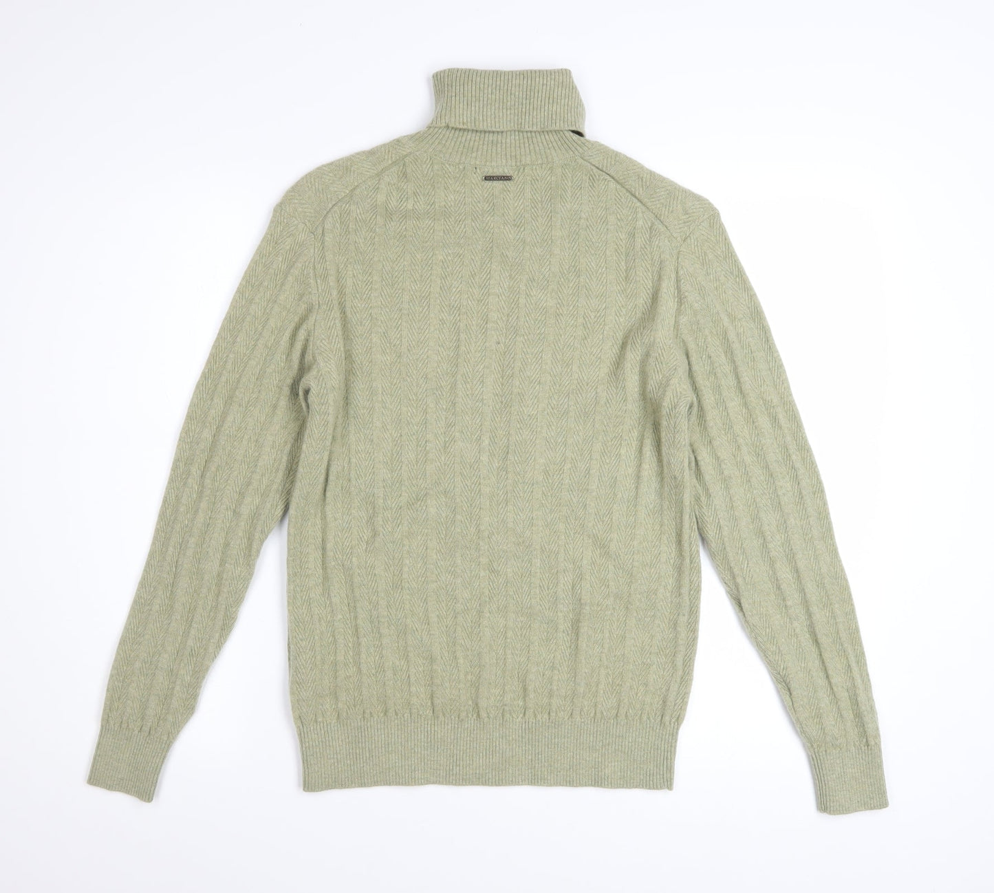 Marciano by Guess Womens Beige Roll Neck Cashmere Blend Jumper L