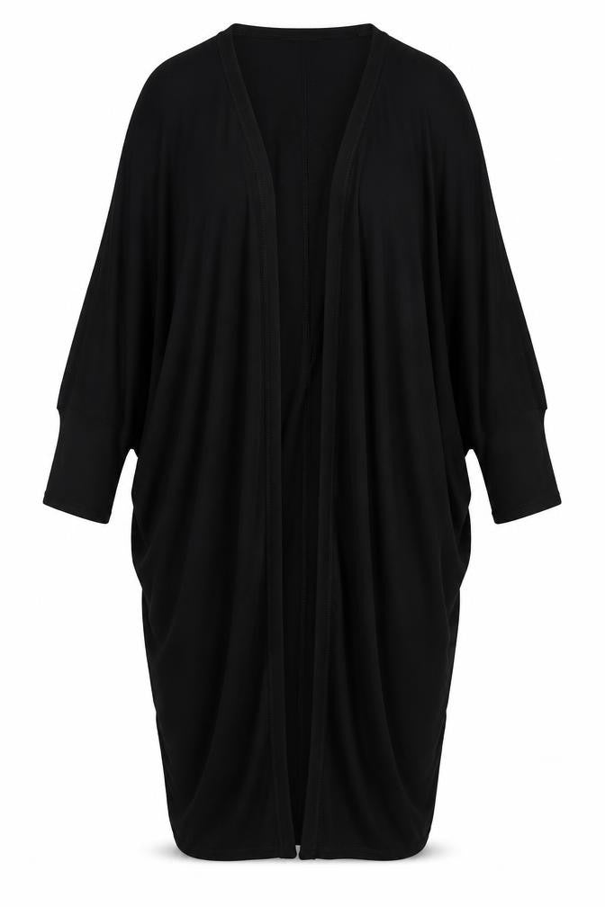 River Island Women’s Black L Lightweight Open Cardigan