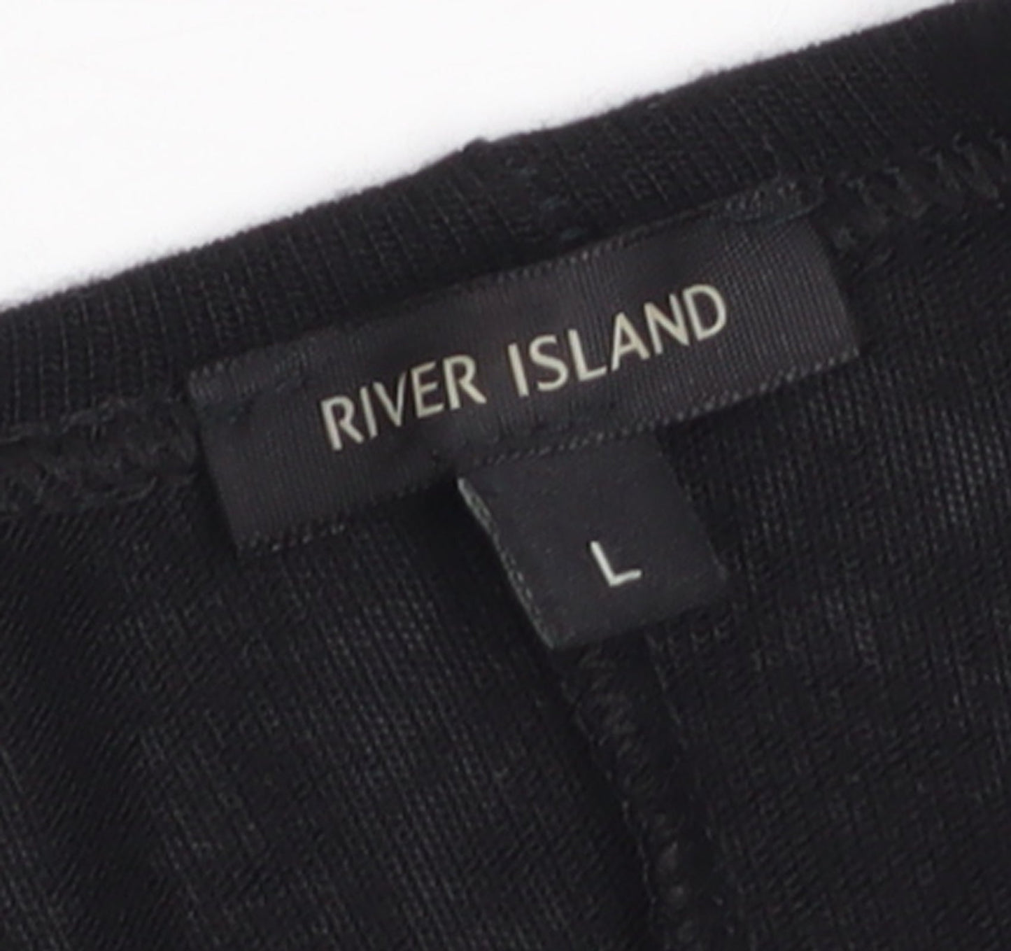 River Island Women’s Black L Lightweight Open Cardigan
