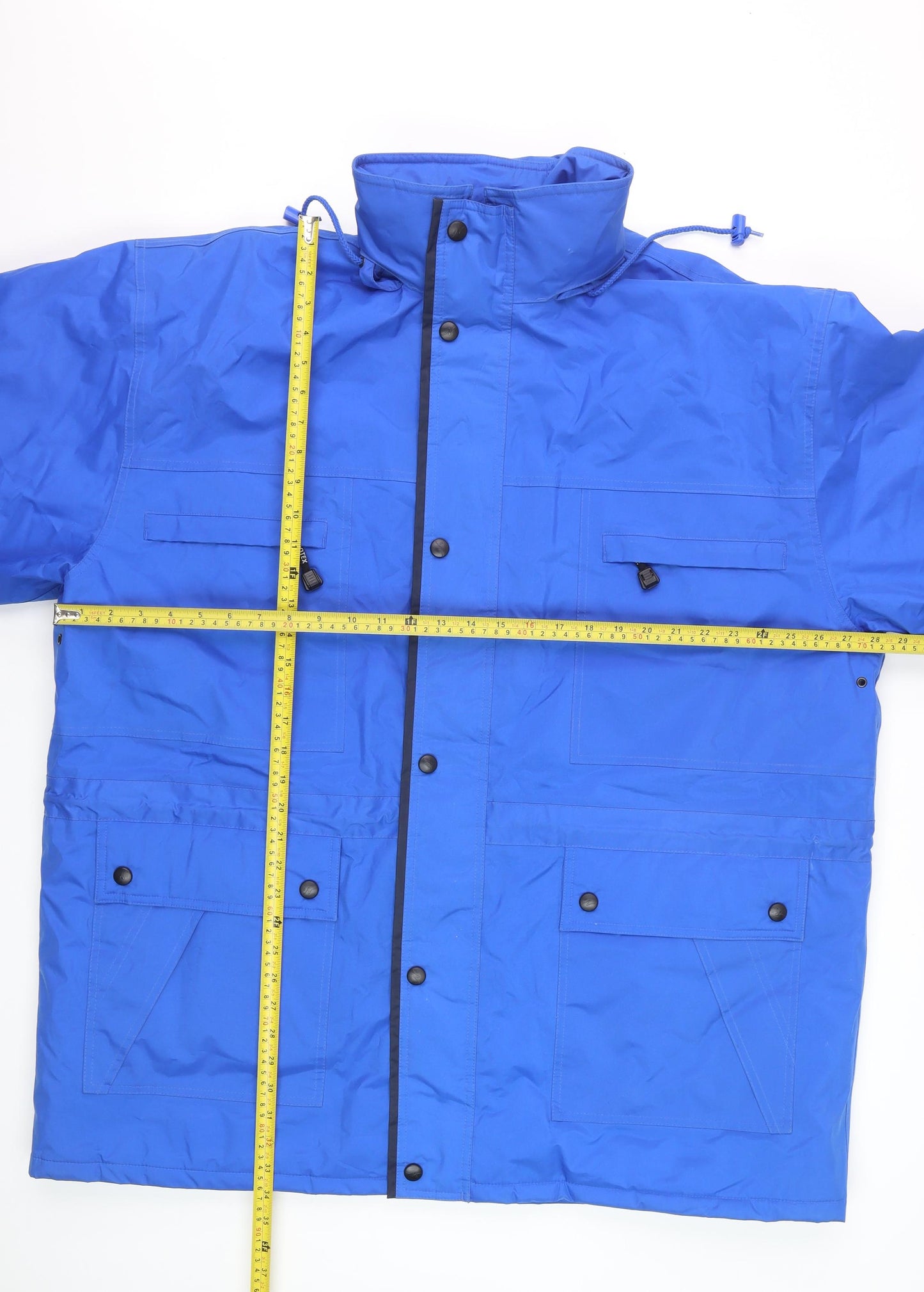 Nadotex Men's Blue 2XL Waterproof Padded Parka Jacket