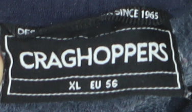 Craghoppers Men's Blue XL Fleece 1/4 Zip Pullover Sweatshirt