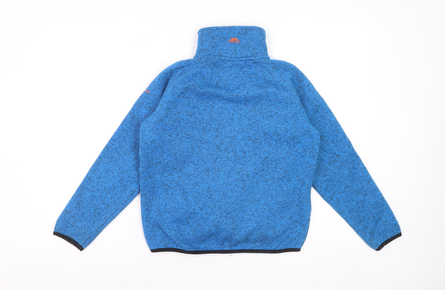 Trespass Boys Blue Fleece Full Zip Jacket Size 9-10 Years Outdoor Hiking