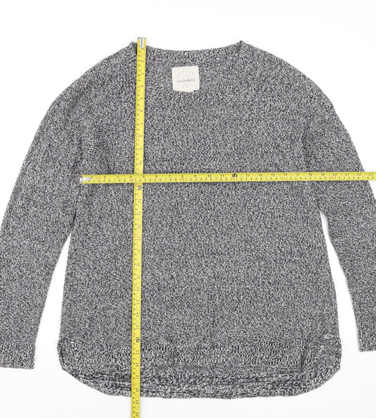 Archy & Co. Women's Grey Knit Pullover Jumper Size M