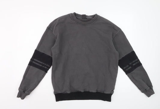 Lilybod Womens Grey Crew Neck Pullover Sweatshirt M Regular Fit