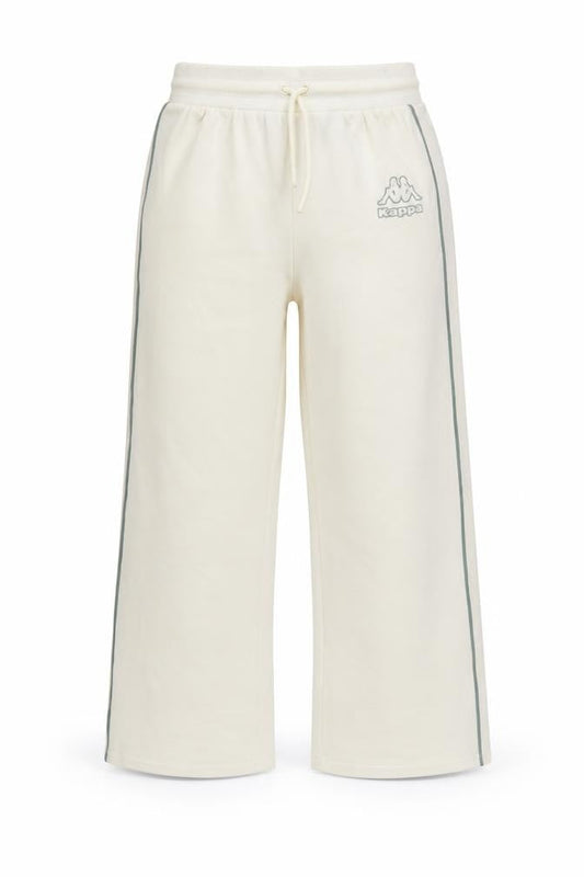 Kappa x Primark Girls Ivory Jogger Trousers 9-10 Years Elastic Waist