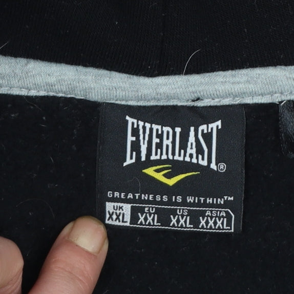 Everlast Men’s Grey Full Zip Hoodie 2XL Sports Fleece