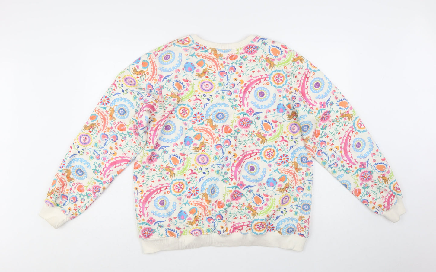 Strong Girls Club Women’s Multicoloured Floral Pullover Sweatshirt Size M