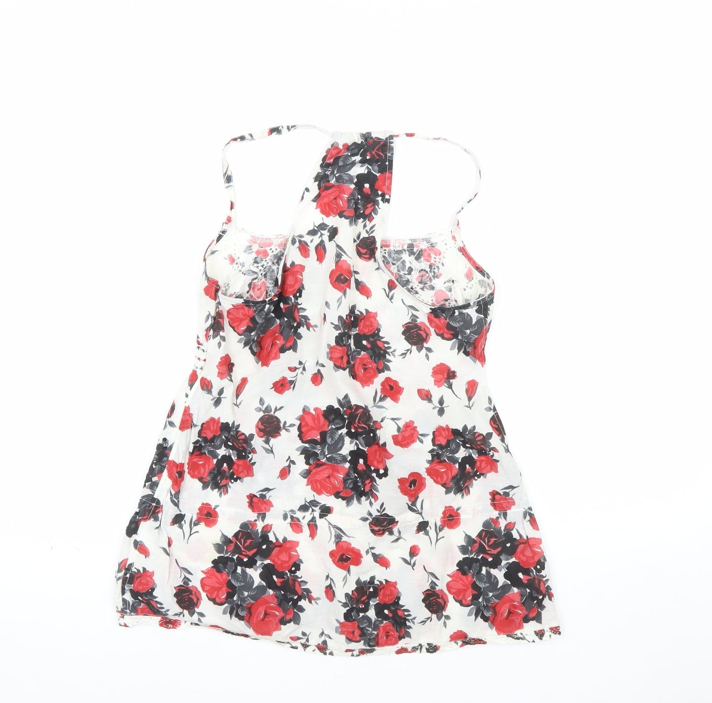 Red Herring Women's Multicoloured Floral Halter Camisole Top Size 10