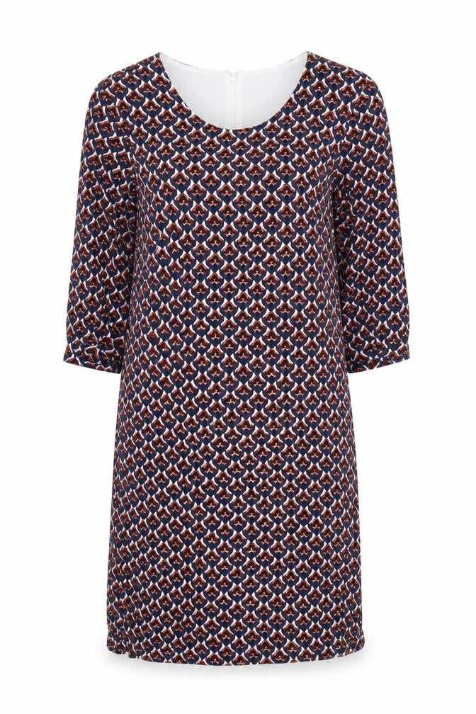 Great Plains Women's Multicoloured XS Shift Dress Geometric Print