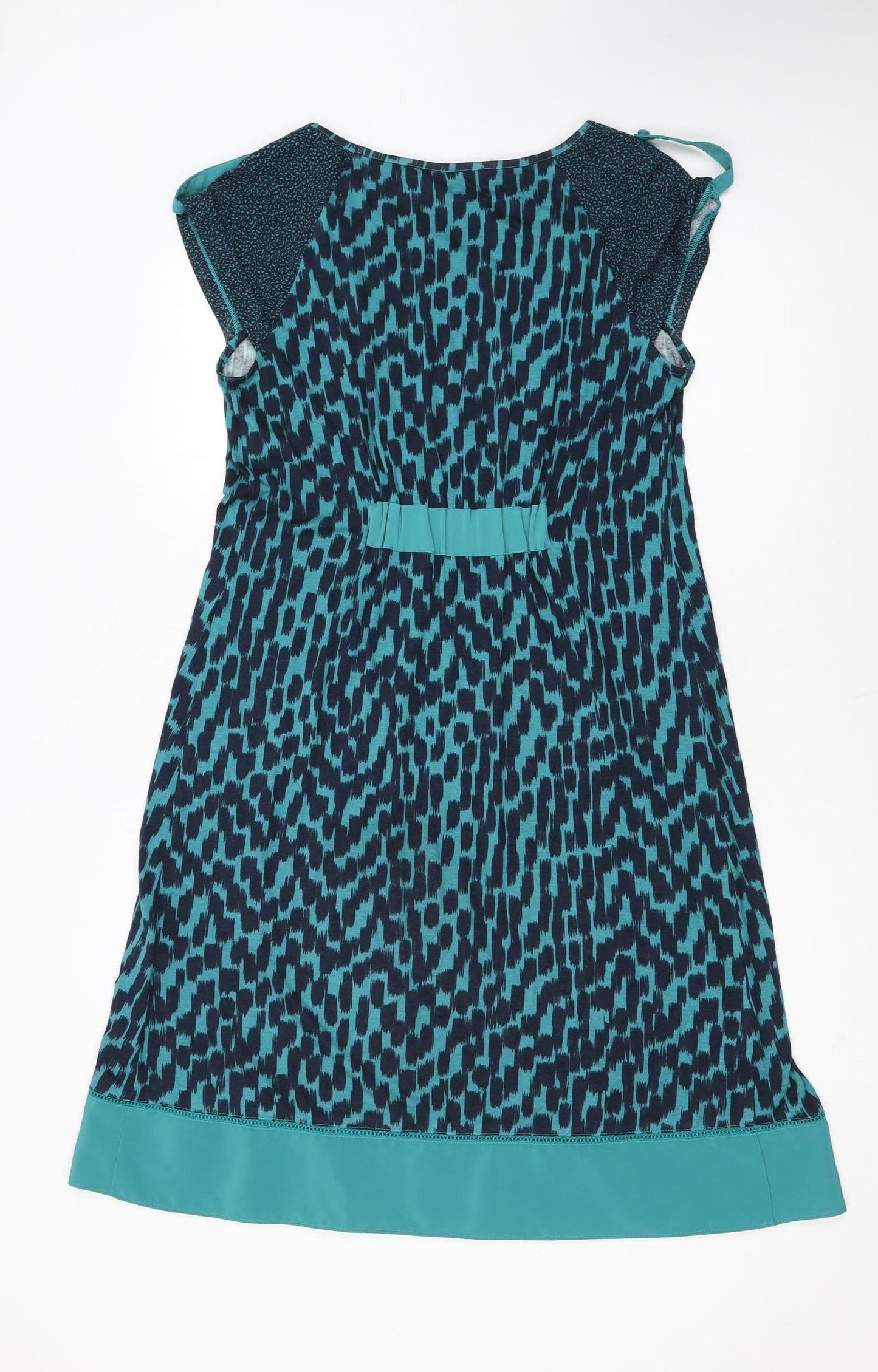 Marks and Spencer Per Una Blue Geometric Shift Dress Women’s Size 14