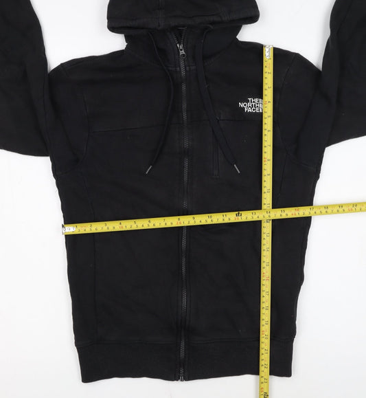 The North Face Men’s Black XS Full Zip Hoodie Cotton Fleece