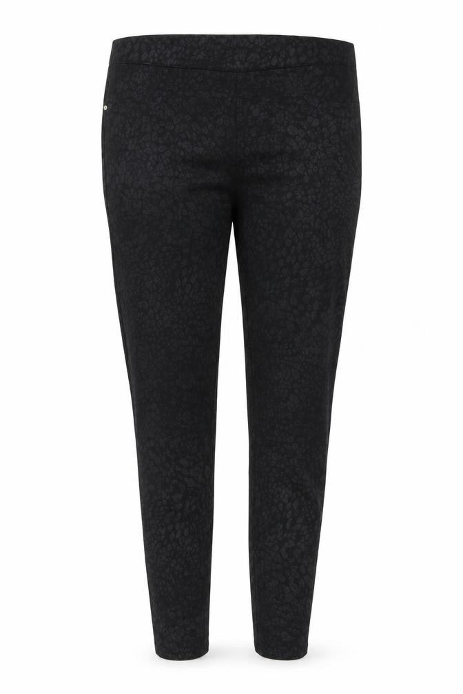 Papaya Women’s Black Animal Print Stretch Jeggings Size 16