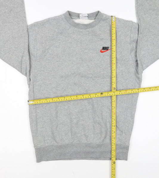 Nike Men’s Grey XS Pullover Crew Neck Fleece Sweatshirt