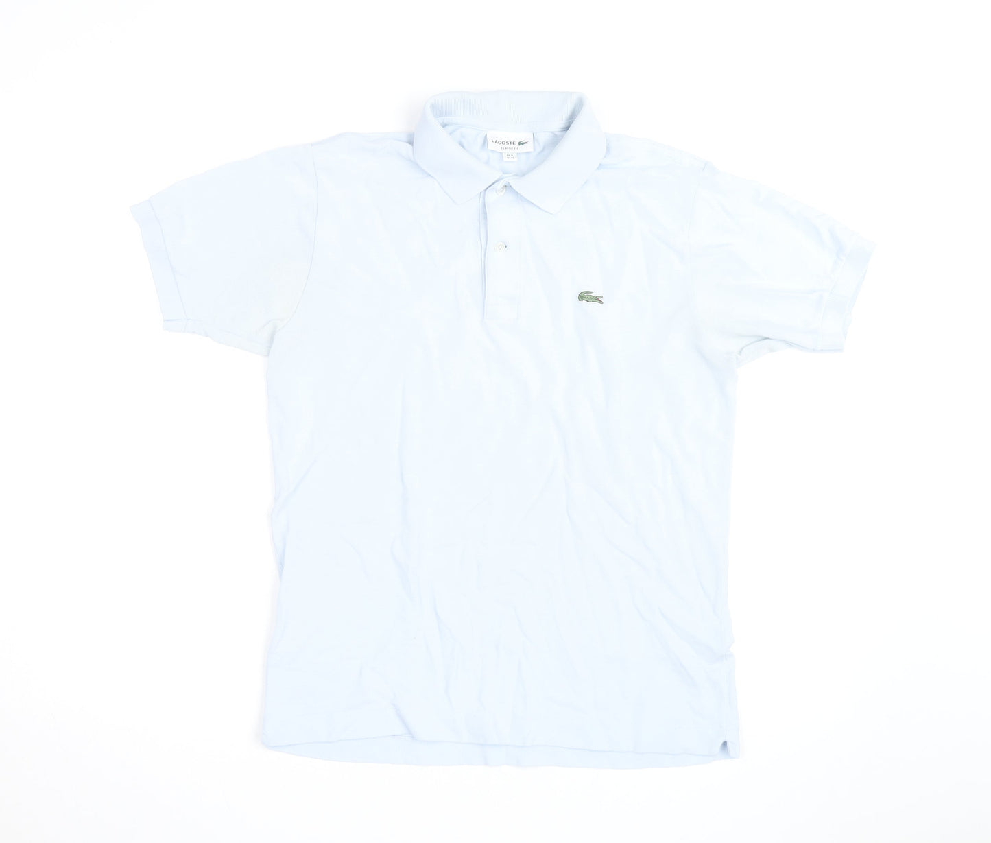 Lacoste Men's Blue Classic Fit Cotton Polo Shirt Size M