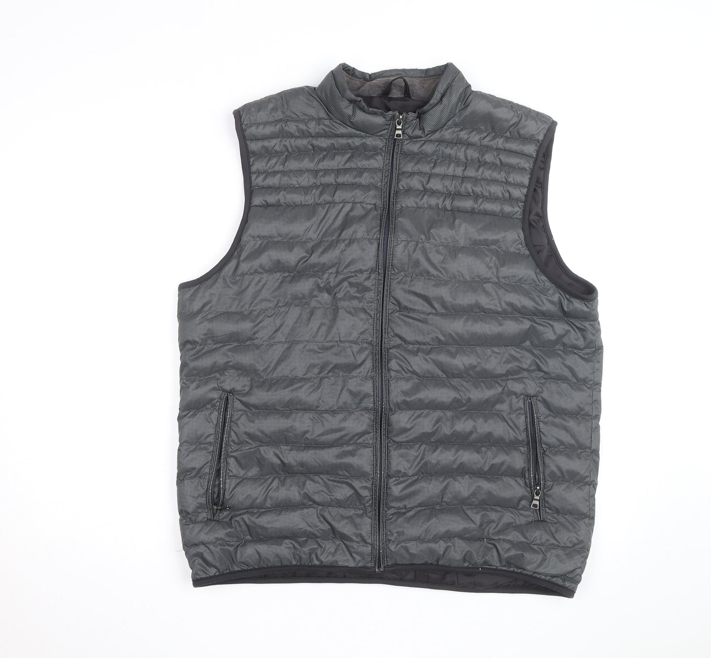 Marks and Spencer Men's Grey Puffer Gilet Waistcoat Size L