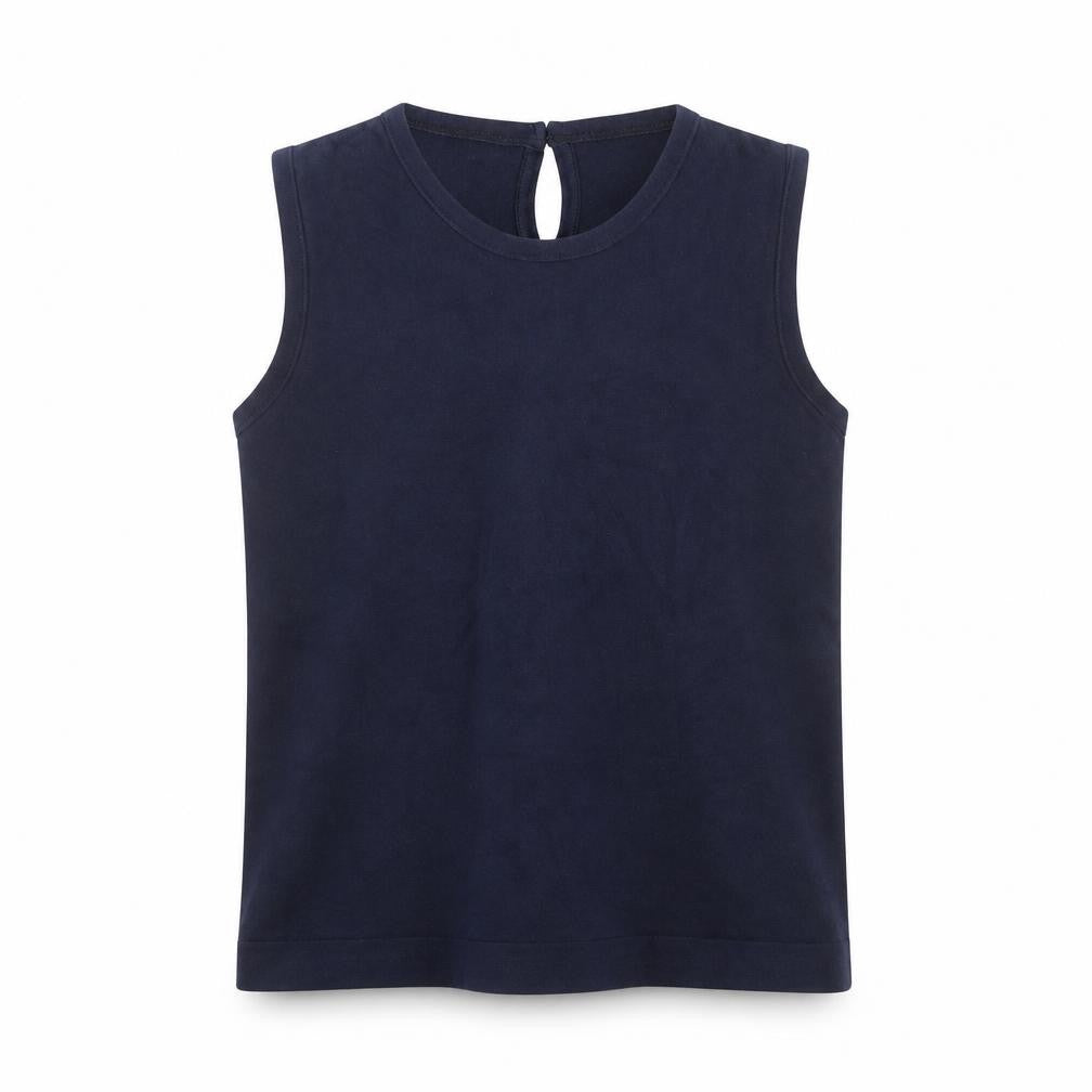 Boden Women's Blue Cotton Sleeveless Tank Top M
