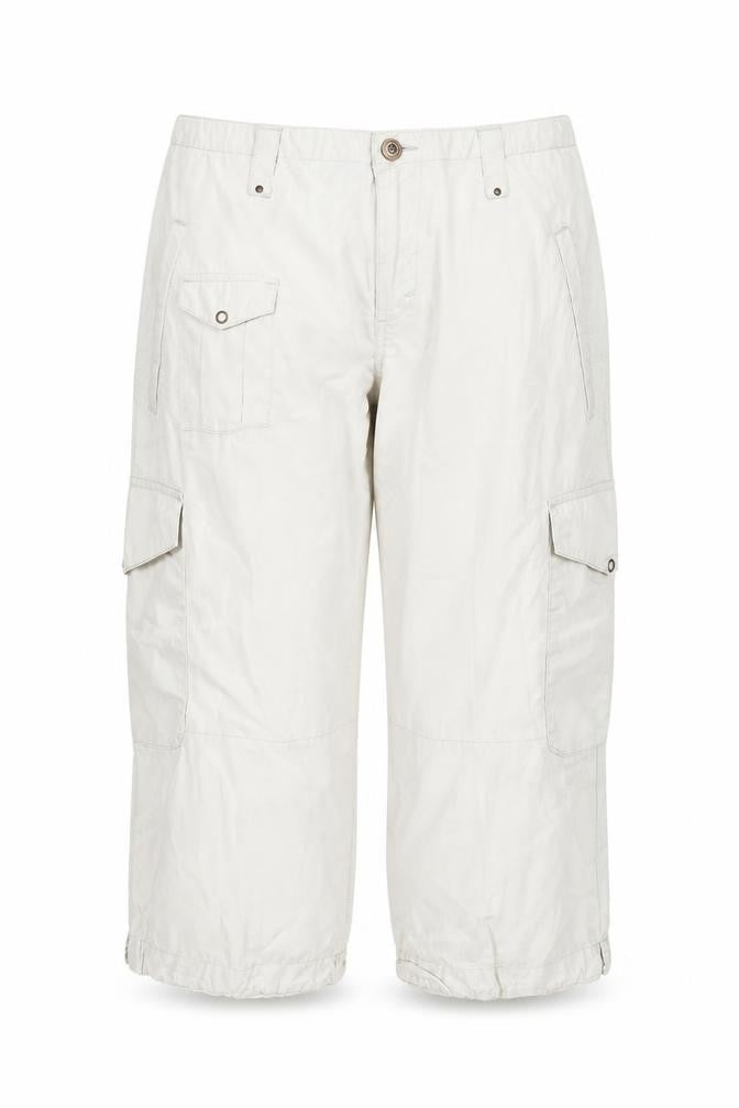 CAT Women’s Ivory Cargo Shorts Size 14 Cotton Lightweight Outdoor