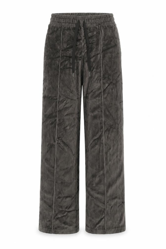 H&M Divided Womens Brown Velour Wide Leg Sweatpants XS