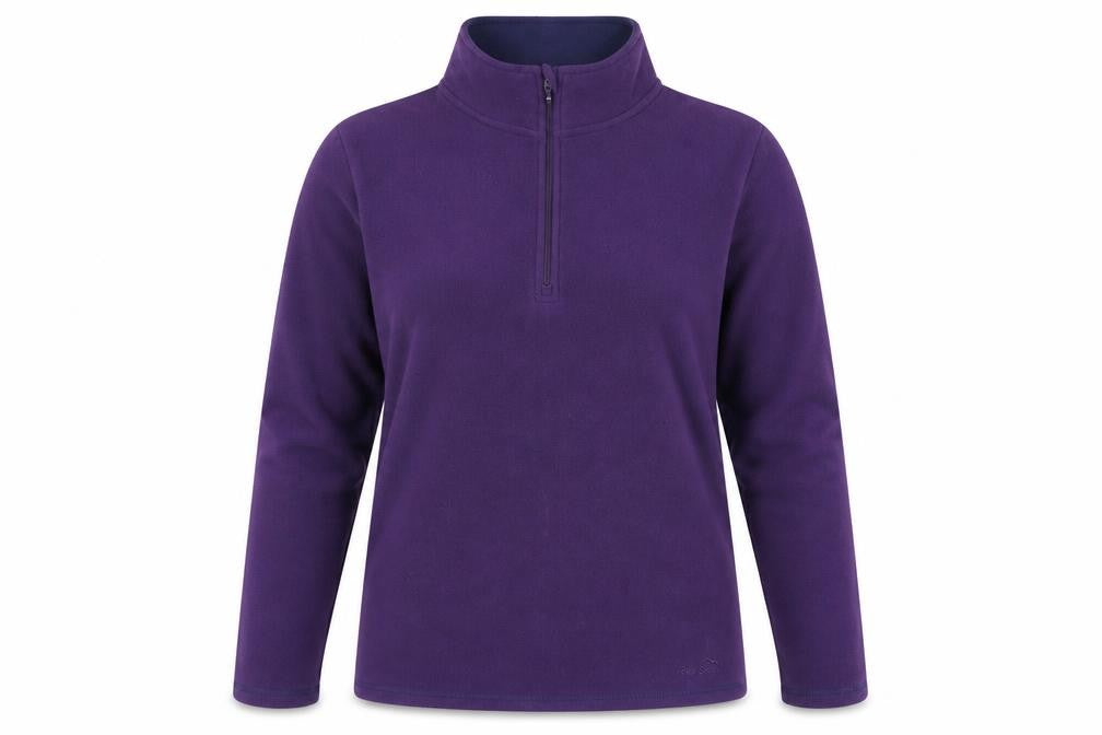 Peter Storm Womens Purple Fleece Pullover Sweatshirt Size 16