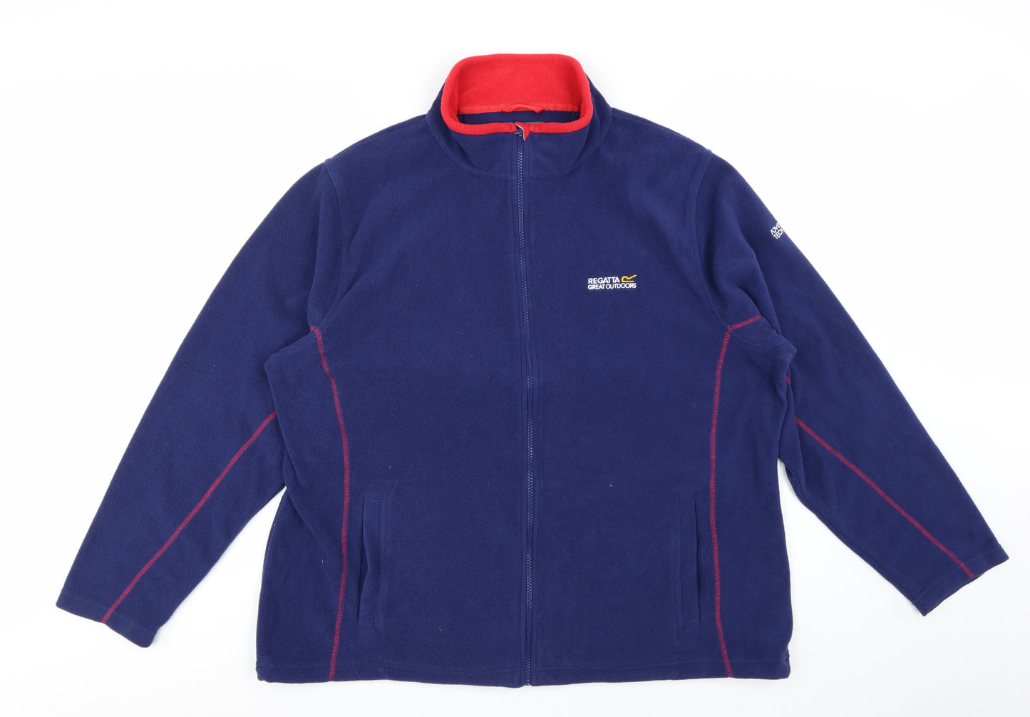 Regatta Women Blue Fleece Full Zip Jacket Size 22 Outdoor
