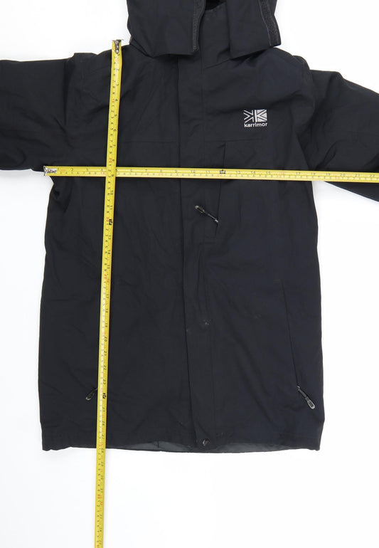 Karrimor Men's Black XS Waterproof Hooded Rain Jacket