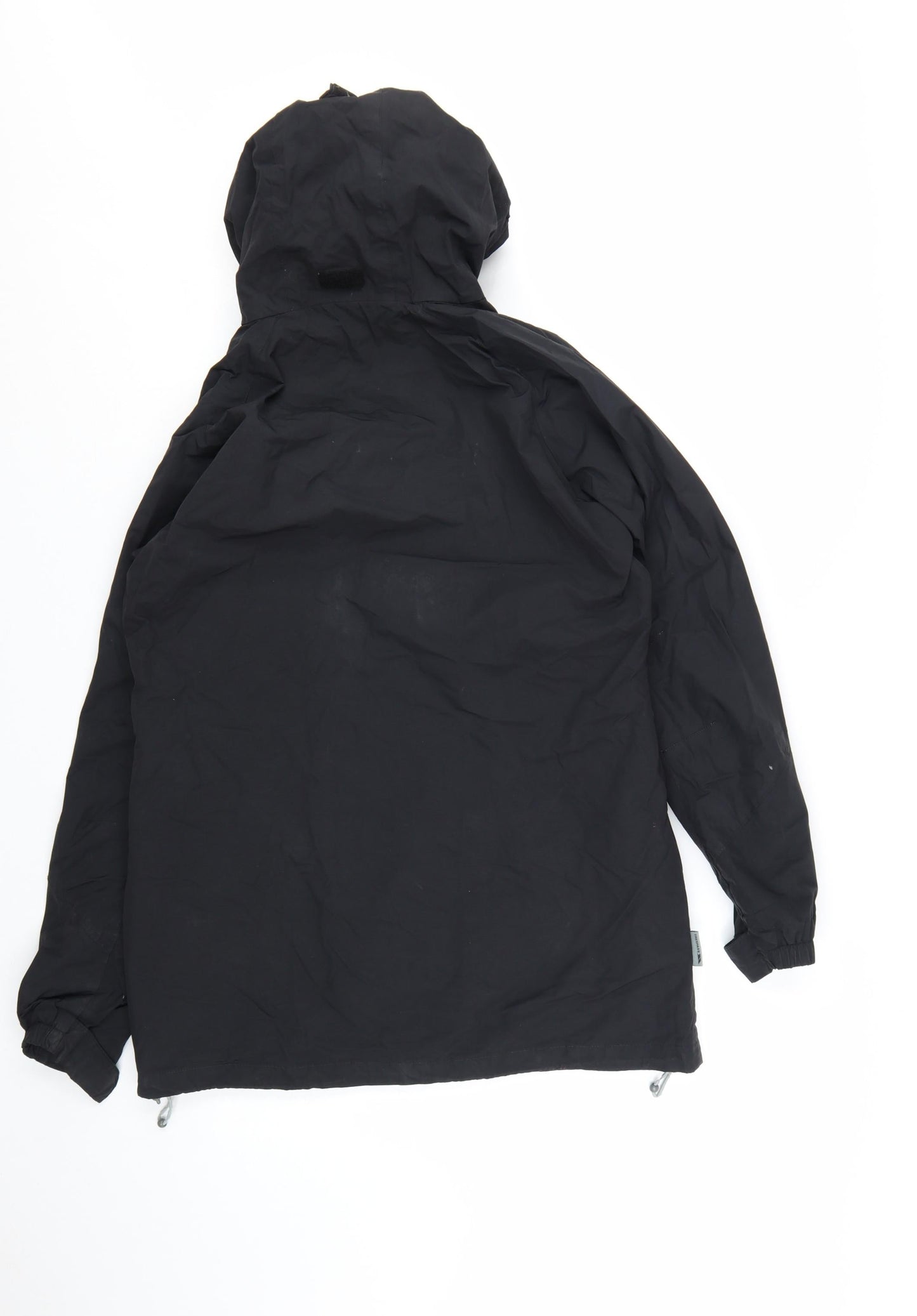 Trespass Women's Black Waterproof Hooded Long Rain Coat Jacket M