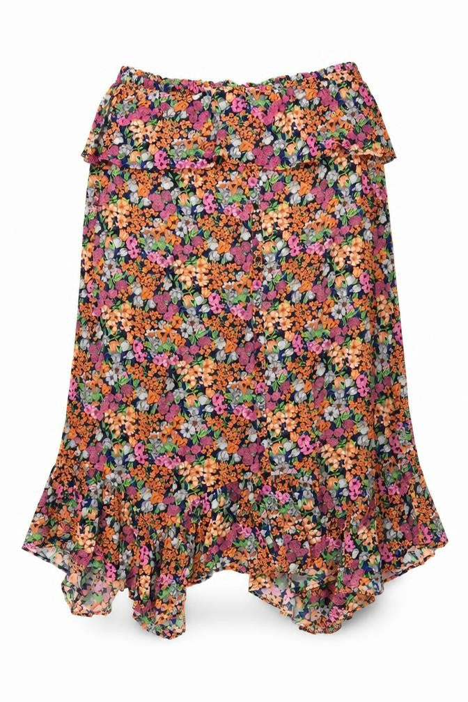 Next Women’s Multicoloured Floral A-Line Midi Dress Size 24